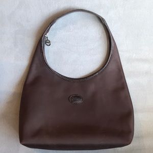Longchamp Shoulder Bag - Nylon w/ Leather Trim
